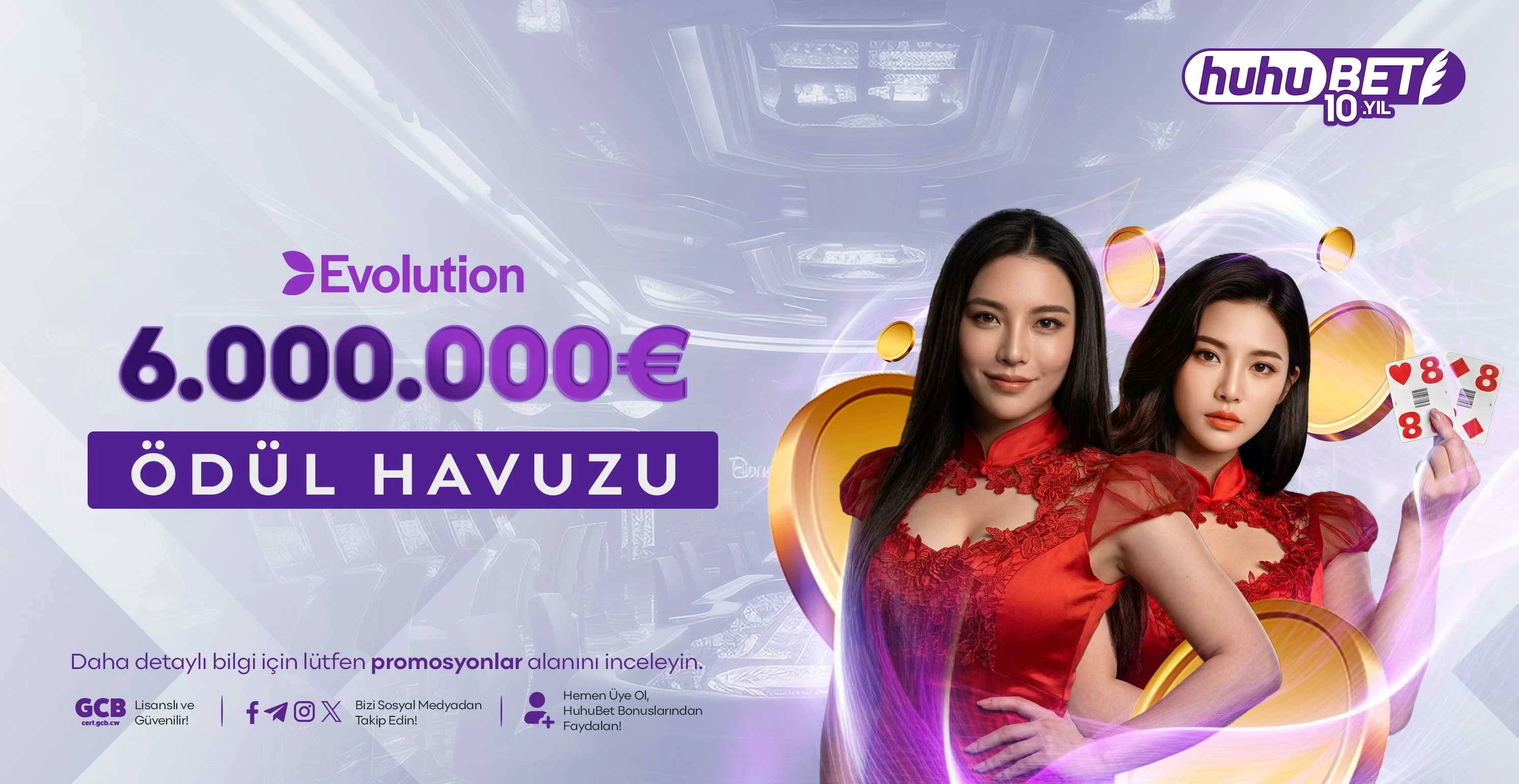 Bet&Win Evolution Baccarat promosyonu