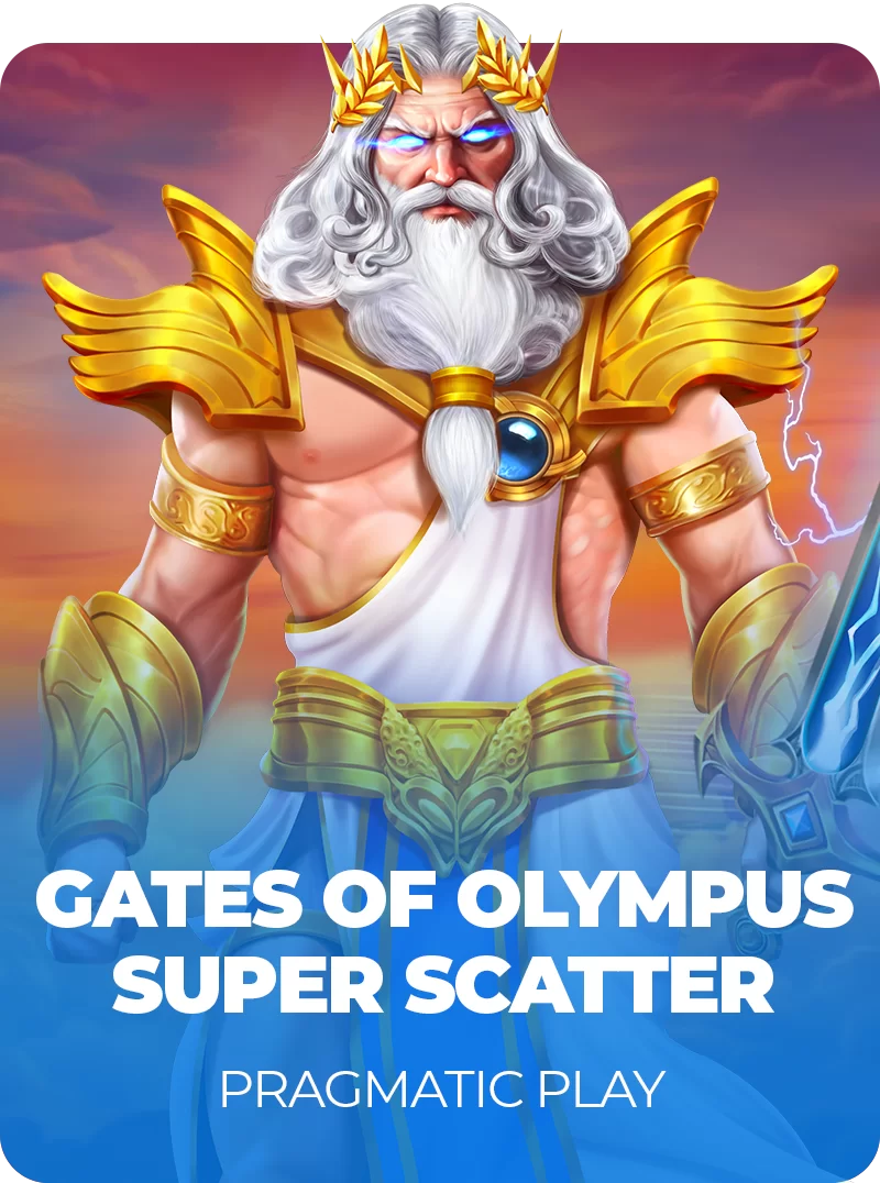 Gates of Olympus Super Scatter slot oyunu görseli